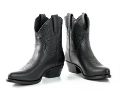 Bottes Cuir Femme Mayura Noir "2374" -Maroquinerie botadecowboy2374naturalnegro09 037561200 1720 25042017