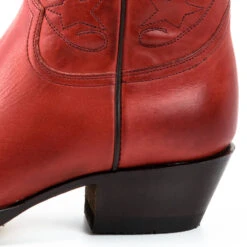 Bottes Cuir Femme Mayura Rouge "2374" -Maroquinerie botadecowboy2374stburojo04 009165700 1725 25042017