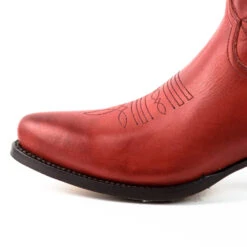 Bottes Cuir Femme Mayura Rouge "2374" -Maroquinerie botadecowboy2374stburojo05 031089300 1725 25042017