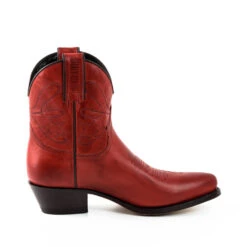 Bottes Cuir Femme Mayura Rouge "2374" -Maroquinerie botadecowboy2374stburojo06 053675000 1725 25042017