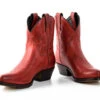 Bottes Cuir Femme Mayura Rouge "2374"