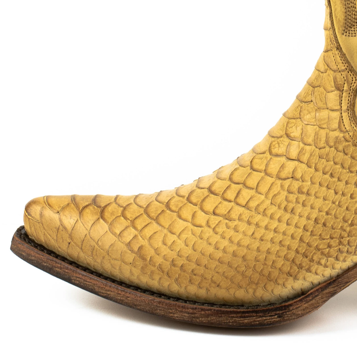 Boots Cuir Femme Mayura Miel " 2524 " 3 Boots Cuir Femme Mayura Miel " 2524 " – Image 3