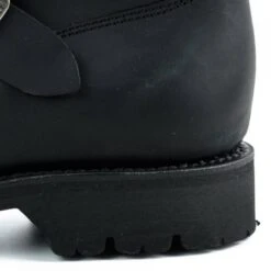 Bottes Cuir Crazy Old Negro MAYURA " 108 " -Maroquinerie botademotorista108crazyoldnegro talon 048670400 1200 29062017