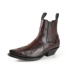 Boots Cuir Mayura Burdeos " 1931 " 13 Boots Cuir Mayura Burdeos " 1931 " -Maroquinerie botincowboymodeloaustin1931burdeosnegro1 021196800 0950 23102020