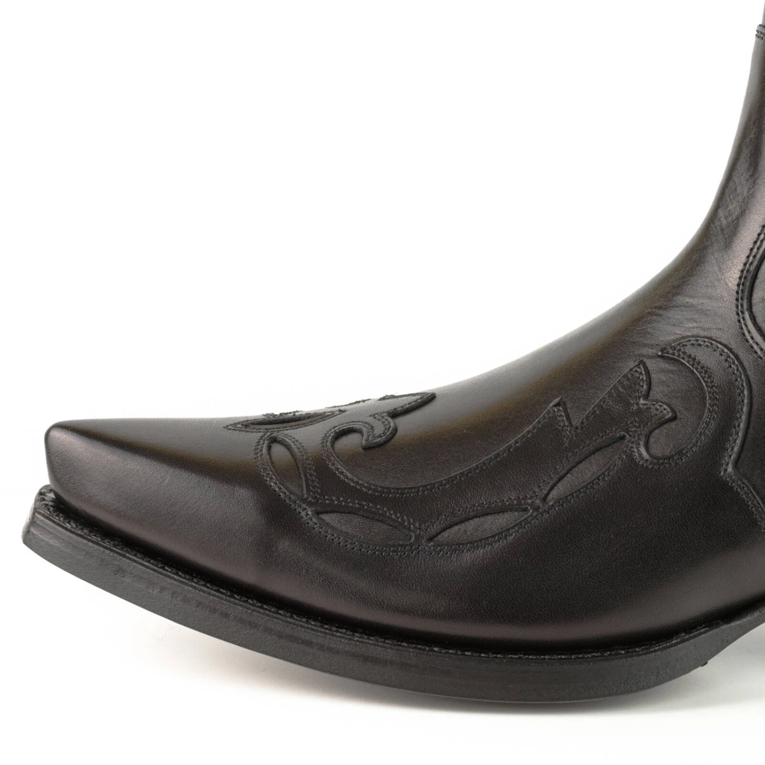 Boots Cuir Mayura Noir " 1931 " 3 Boots Cuir Mayura Noir " 1931 " – Image 3