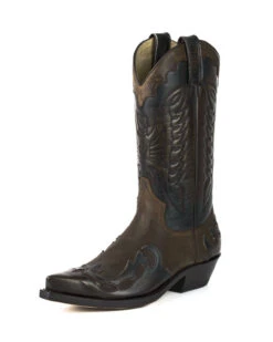 Santiags Cuir Milanelo Verin/c.o Pony MAYURA "122" -Maroquinerie bottes cuir mayura cowboy milanelo verin crazy old pony rf 122 2 091064200 1644 26012021