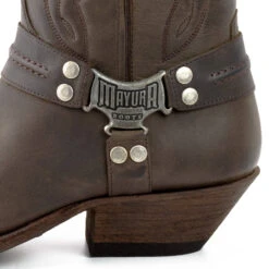 Santiags Cuir Nairobi Ceniza MAYURA " 212 " -Maroquinerie bottes cuir mayura cowboy nairobi ceniza ref 212 5 067419400 1030 28032018