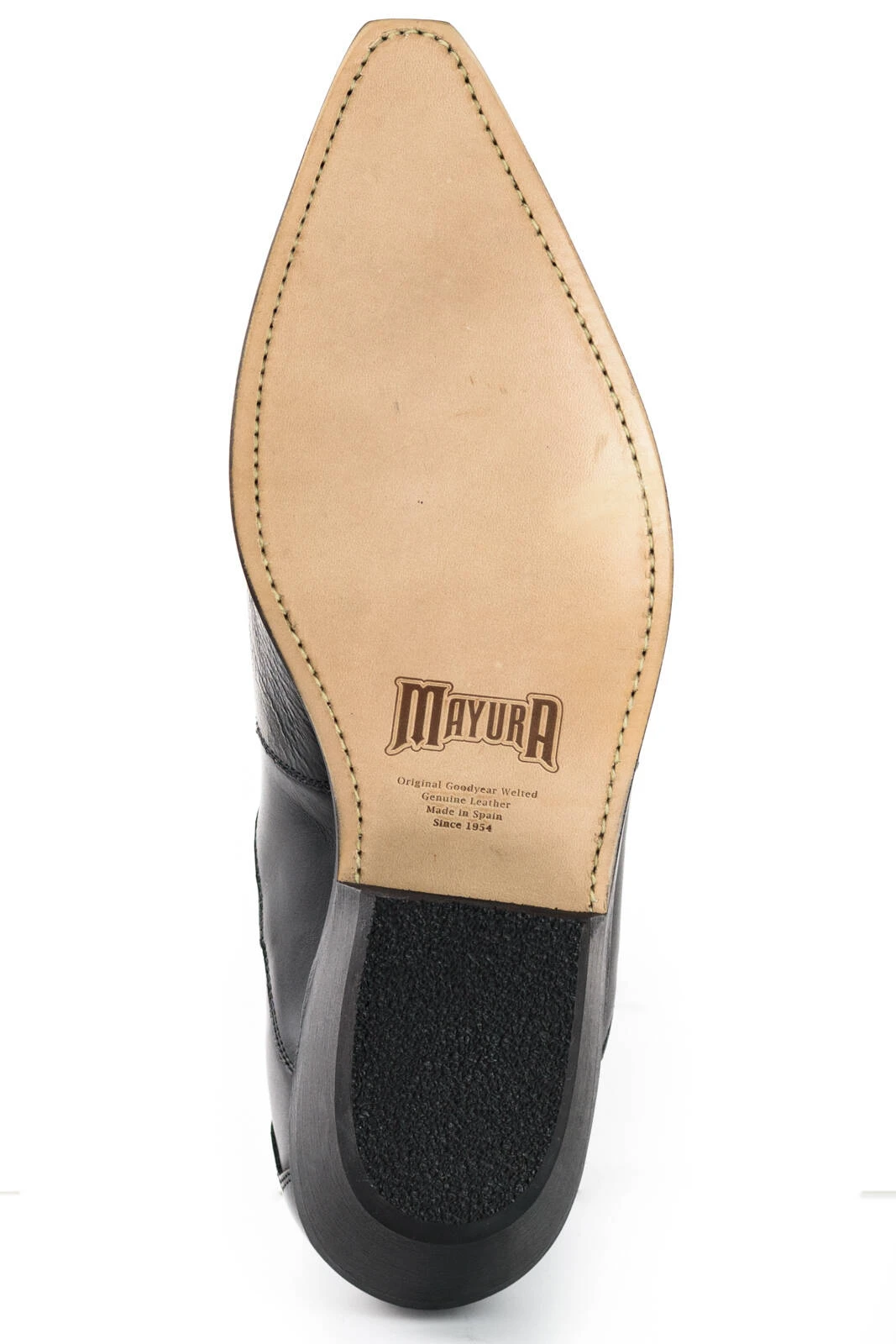 Boots Cuir Vachette Milanelo Bone Pull Oil Negro "130" 9 Boots Cuir Vachette Milanelo Bone Pull Oil Negro "130" – Image 9