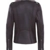 Blouson Biker Mouton Marron " CLARA "