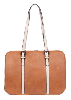 Hexagona Sac Porté épaule 2 Anses Synthétique Terre Ivoire " 319485 " -Maroquinerie cartable femme 319485 19 030059000 1601 17022022