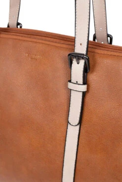 Hexagona Sac Porté épaule 2 Anses Synthétique Terre Ivoire " 319485 " -Maroquinerie cartable femme 319485 22 004673200 1601 17022022