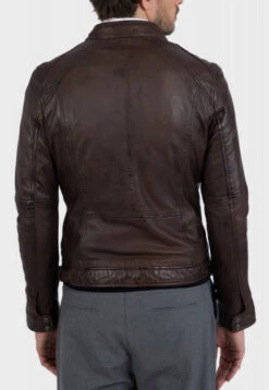 Blouson Cuir Homme Marron Oakwood " 60901 " Agneau Style Motard Tendance 10 Blouson Cuir Homme Marron Oakwood " 60901 " Agneau Style Motard Tendance -Maroquinerie caseyref60901marronblousonencuirveritable2 073797700 1117 26102021