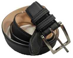 Ceinture Cuir Homme Noir " 4002 " -Maroquinerie ceinture40023 084717700 1536 03112023