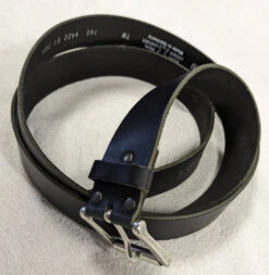 Ceinture Cuir Homme Noir Grande Taille " 4422 "