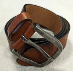 Ceinture Cuir Homme Vachette Cognac " 4541 "