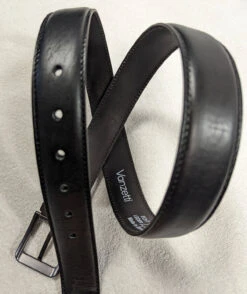Ceinture Cuir Homme Vachette Noir " 4632 "