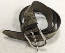 Ceinture Cuir Femme Vachette Olive " 5665 " -Maroquinerie ceinture56651 089870600 1038 03112023