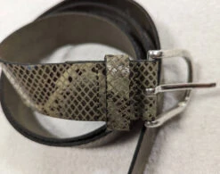 Ceinture Cuir Femme Vachette Olive " 5665 "