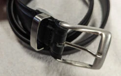 Ceinture Cuir Homme SCHOTT Vachette Noir " 7308 "