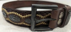 Ceinture Cuir Vachette Marron Sendra " 7606 "