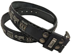 Ceinture Cuir Homme Sancho Vachette Noir " 658 "