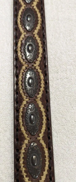 Ceinture Cuir Vachette Marron Sendra " 7606 " -Maroquinerie ceinturesenmarron7606 012219300 1635 03112023