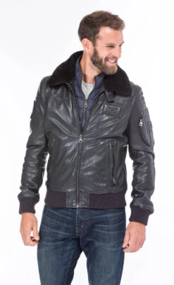 Blouson Navy Patrouille De France "RAFAL YCON" -Maroquinerie cg20homme120navy0390 024442300 1537 21092020