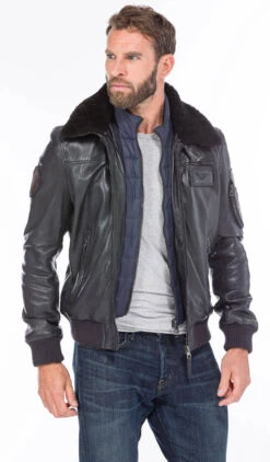 Blouson Navy Patrouille De France "RAFAL YCON" -Maroquinerie cg20homme120navy0399 057801900 1537 21092020