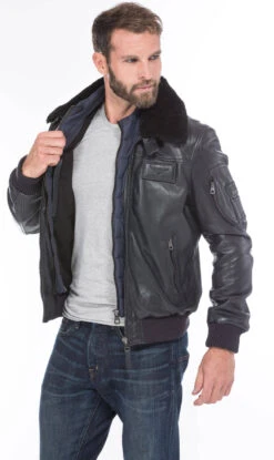 Blouson Navy Patrouille De France "RAFAL YCON" -Maroquinerie cg20homme120navy0400 072468600 1537 21092020