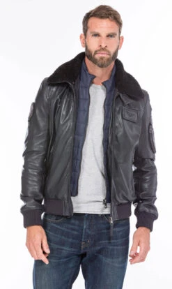 Blouson Navy Patrouille De France "RAFAL YCON" -Maroquinerie cg20homme120navy0402 062322700 1537 21092020