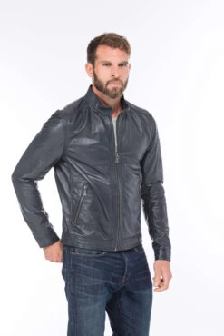 GIPSY Blouson Cuir Homme Bleu Marine " 12416 " 14 GIPSY Blouson Cuir Homme Bleu Marine " 12416 " -Maroquinerie cg20homme12416marinefonce0061 066226400 1613 21092020 scaled
