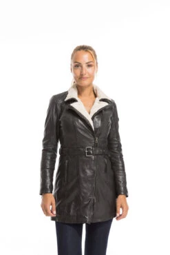 GIPSY Trois Quart Cuir Femme Noir " TAMALA " 21 GIPSY Trois Quart Cuir Femme Noir " TAMALA " -Maroquinerie cg23femme14574noir22914 077553900 1558 29092022