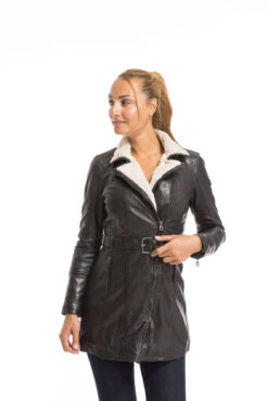 GIPSY Trois Quart Cuir Femme Noir " TAMALA " 28 GIPSY Trois Quart Cuir Femme Noir " TAMALA " -Maroquinerie cg23femme14574noir22915 008092100 1558 29092022