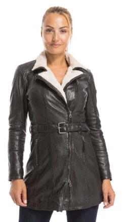 GIPSY Trois Quart Cuir Femme Noir " TAMALA " 37 GIPSY Trois Quart Cuir Femme Noir " TAMALA " -Maroquinerie cg23femme14574noir2291 004396000 1558 29092022