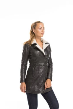 GIPSY Trois Quart Cuir Femme Noir " TAMALA " 35 GIPSY Trois Quart Cuir Femme Noir " TAMALA " -Maroquinerie cg23femme14574noir22923 014935500 1558 29092022