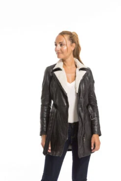 GIPSY Trois Quart Cuir Femme Noir " TAMALA " 24 GIPSY Trois Quart Cuir Femme Noir " TAMALA " -Maroquinerie cg23femme14574noir22926 010863400 1558 29092022