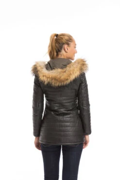 Trois Quart Cuir Femme Noir Oakwood " 61679 " -Maroquinerie cg23femme61679noir22879 058054800 1614 29092022