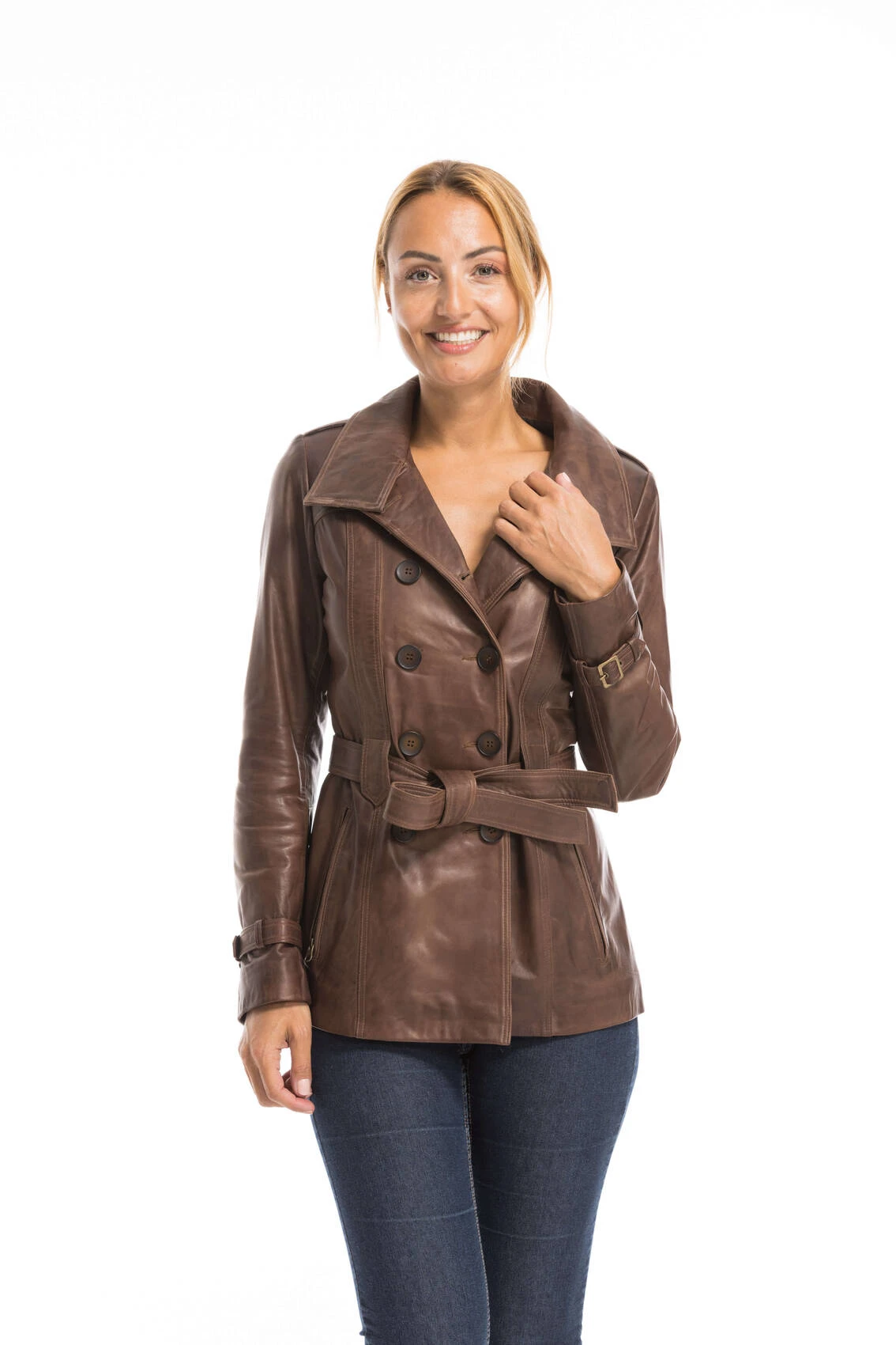 Veste Cuir Femme C/469 " 6213 " 11 Veste Cuir Femme C/469 " 6213 " – Image 11