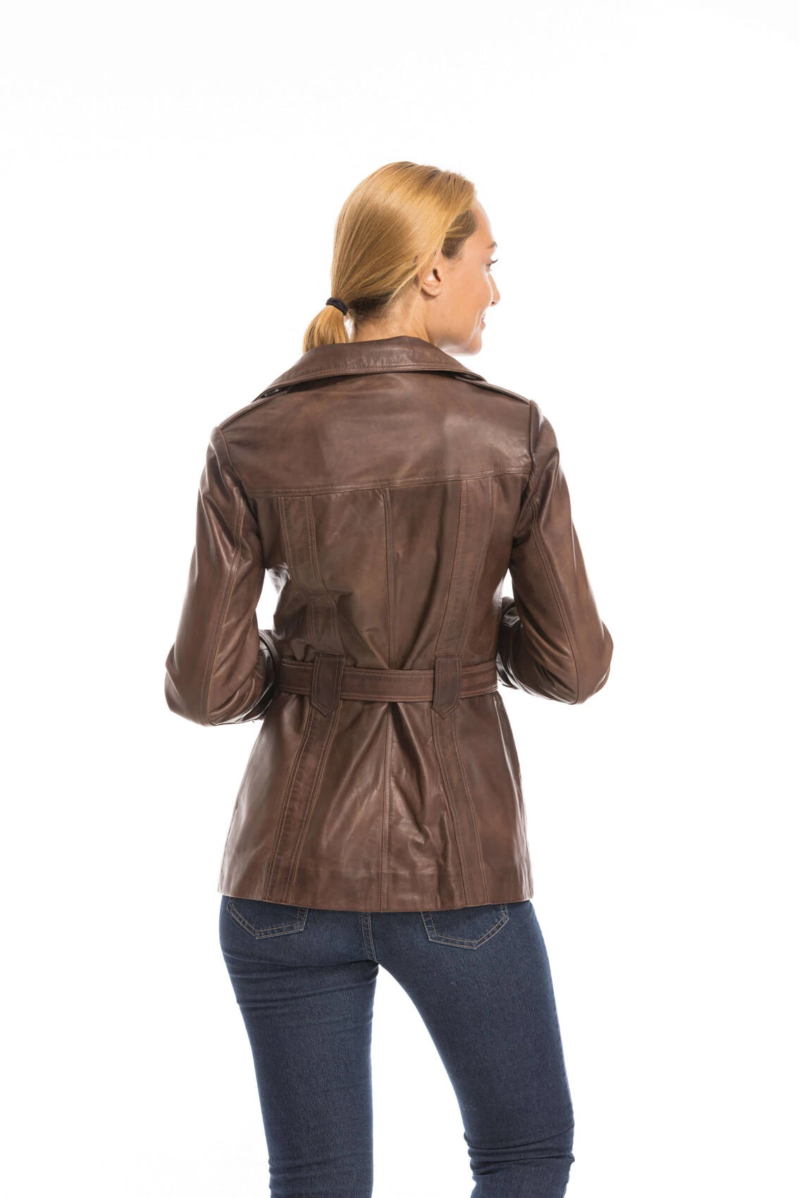 Veste Cuir Femme C/469 " 6213 " 1 Veste Cuir Femme C/469 " 6213 "