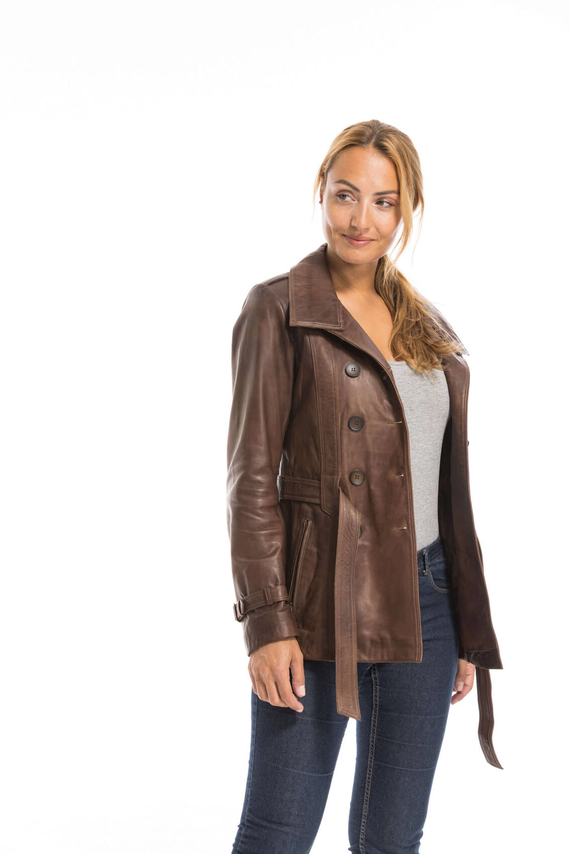 Veste Cuir Femme C/469 " 6213 " 7 Veste Cuir Femme C/469 " 6213 " – Image 7