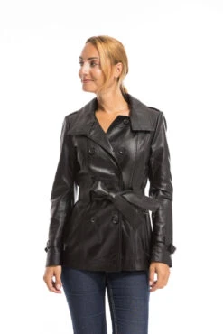 Veste Cuir Femme Noir " 6213 " 16 Veste Cuir Femme Noir " 6213 " -Maroquinerie cg23femme6213noir22256 071255300 1530 29092022