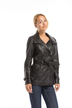 Veste Cuir Femme Noir " 6213 " 14 Veste Cuir Femme Noir " 6213 " -Maroquinerie cg23femme6213noir22266 082547500 1530 29092022