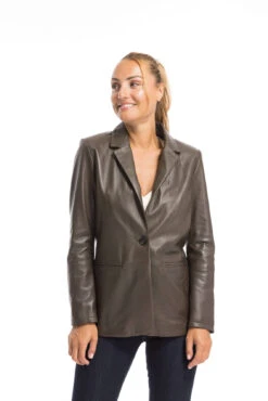 Oakwood Blazer Cuir Femme Marron " 63964 " 36 Oakwood Blazer Cuir Femme Marron " 63964 " -Maroquinerie cg23femme63964marron22854 056294100 1629 29092022