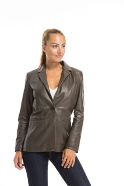 Oakwood Blazer Cuir Femme Marron " 63964 " 25 Oakwood Blazer Cuir Femme Marron " 63964 " -Maroquinerie cg23femme63964marron22860 067653800 1630 29092022