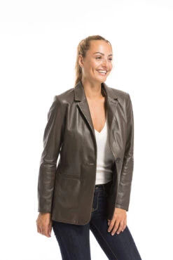 Oakwood Blazer Cuir Femme Marron " 63964 " 23 Oakwood Blazer Cuir Femme Marron " 63964 " -Maroquinerie cg23femme63964marron22868 030043300 1630 29092022