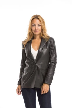 Oakwood Blazer Cuir Femme Noir " 63964 " -Maroquinerie cg23femme63964noir23052 052421600 1631 29092022