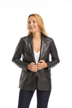 Oakwood Blazer Cuir Femme Noir " 63964 " -Maroquinerie cg23femme63964noir23064 084992300 1632 29092022