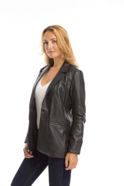 Oakwood Blazer Cuir Femme Noir " 63964 " -Maroquinerie cg23femme63964noir23065 064735500 1631 29092022