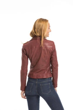 Blouson Cuir Femme Feu Oakwood " 64095 " -Maroquinerie cg23femme64095feu23586 036334800 1635 29092022