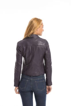 Blouson Cuir Femme Violet Oakwood " 64095 " 20 Blouson Cuir Femme Violet Oakwood " 64095 " -Maroquinerie cg23femme64095violet23569 001926400 1637 29092022